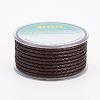 Eco-Friendly Braided Leather Cord OCOR-L035-3mm-E15-1