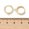 Brass Hoop Earrings Finding KK-H455-62G-3