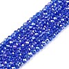 Electroplate Glass Beads Strands EGLA-A044-T1mm-B31-1