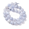 Natural Blue Lace Agate Beads Strands G-F222-30-12mm-01A-5