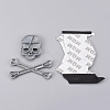 Zinc Alloy Car Stickers DIY-WH0167-51-2
