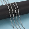 Tarnish Resistant 304 Stainless Steel Cable Chains CHS-K002-28-5