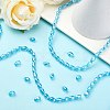 Electroplate Glass Beads Strands LS-GC6X9MMC20Y-AB-4