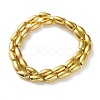 Electroplated Synthetic Magnetic Hematite Beads Strands G-Q1009-E02-6x12mm-3