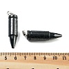 Natural Black Stone Pointed Pendants G-A231-03D-3