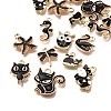 18Pcs 9 Styles Alloy Enamel Pendants ENAM-FP0002-35-4