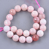 Natural Pink Opal Beads Strands X-G-S333-8mm-017-2