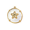 304 Stainless Steel Enamel Pendants STAS-OY011-73G-1