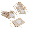 Jute Cloth Storage Bags ABAG-WH0031-30-1