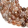 Natural Black Gold Rutilated Quartz Beads Strands G-L657-B02-8mm-4