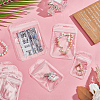 160Pcs 4 Styles Transparent Plastic Resealable Packaging Bags OPP-BC0001-12-5