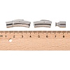 Tarnish Resistant Column 316 Surgical Stainless Steel Bayonet Clasps X-STAS-A021-6mm-4