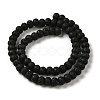 Natural Lava Rock Dyed Beads Strands G-Z036-B01-18-2