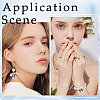 48Pcs 8 Styles Alloy Enamel Charms ENAM-SC0004-31-5