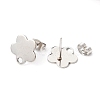 20Pcs 10 Style 201 Stainless Steel Stud Earring Findings STAS-YW0001-70P-2