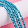 Synthetic Turquoise Beads Strands TURQ-G106-4mm-02F-6