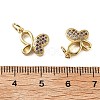 Brass Micro Pave Cubic Zirconia Pendants KK-Z114-06G-3