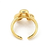 Brass Letter Open Cuff Rings for Women RJEW-G313-01A-G-3
