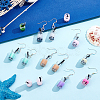 SUNNYCLUE DIY Imitation Bubble Tea/Boda Milk Tea Dangle Earring Making Kits DIY-SC0018-91-4