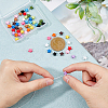 56Pcs 14 Style Spray Painted Alloy Beads FIND-FH0007-83-3