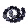 Synthetic Blue Goldstone Beads Strands G-R451-08B-2