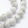 Natural Magnesite Beads Strands G-I199-27-4mm-3