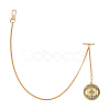 Aluminum Chain & Iron Clip Pocket Watch Chain HJEW-PH02063-1