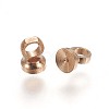 Brass Bead Cap Bails X-KK-F792-06LG-2