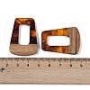 Resin & Wood Pendants WOOD-F015-11D-3