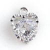 Heart Alloy Charms X-ZIRC-R007-043A-02-2