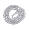 Baking Paint Imitation Jade Glass Round Bead Strands DGLA-Q021-8mm-43-2