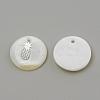 Freshwater Shell Pendants SHEL-Q010-009P-2