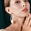 20Pcs 2 Colors Brass Stud Earring Findings KK-BC0008-33-6
