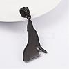 316L Surgical Stainless Steel Pendants STAS-L186-046B-2