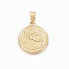 Real 18K Gold Plated 304 Stainless Steel Pendants STAS-H372-01L-1