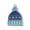 Winter Theme Alloy Enamel Pendants ENAM-M002-05J-P-1