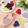 Gorgecraft 16Pcs 8 Colors PU Leather Bookmarks AJEW-GF0007-08-3