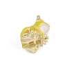 Alloy Enamel Charms X-FIND-I052-03G-04-2