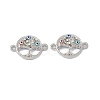 Alloy Crystal Rhinestones Connector Charms FIND-A024-45P-2