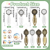 DIY Flat Round Bookmark Making Kits DIY-SC0032-07B-2