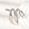 304 Stainless Steel Cuff Open Rings STAS-H259-02P-3