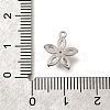 Brass Micro Pave Cubic Zirconia Pendants KK-Q035-13P-3
