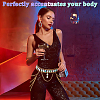 Rhinestone Cup Chains Belts AJEW-WH0470-61G-7
