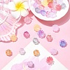 40Pcs 10 Styles Transparent Spray Painted Glass Beads GLAA-YW0003-84-4