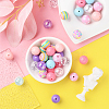 DIY Candy Color Bracelet Necklace Making Kit MACR-CJC0001-12P-03-5