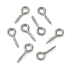 Tarnish Resistant 304 Stainless Steel Screw Eye Pin Peg Bails X-STAS-L234-165C-P-5