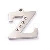 Non-Tarnish 304 Stainless Steel Pendant Rhinestone Settings STAS-F267-09Z-P-2