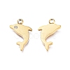 Ion Plating(IP) 304 Stainless Steel Pendants STAS-L245-008G-2