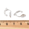 Brass Clip-on Earring Findings KK-K371-27A-P-3