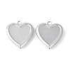 Non-Tarnish 304 Stainless Steel Locket Pendants STAS-K192-09P-01-1